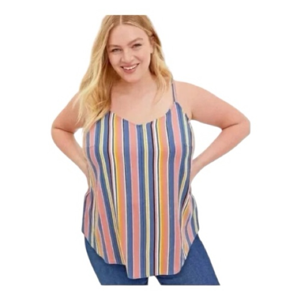 Torrid Size 2X 18-20 Multicolor Striped Camisole